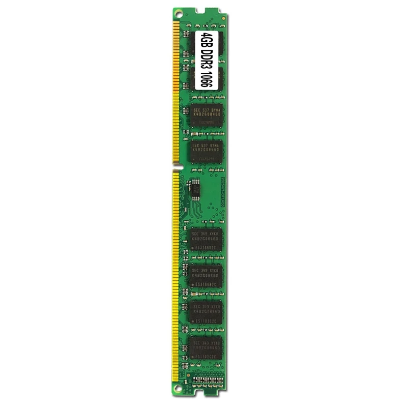 RAM Desktop Memory DDR3 4G 1066MHz 1.5V 240-Pin Computer Memory for Intel AMD Computer Memory Double-Sided 16