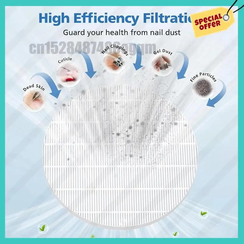 -ABJZ فلتر بديل لجامع غبار الأظافر لمرشح Melodysusie Hpro/Spror لـ Melodysusie Hpro/Spror