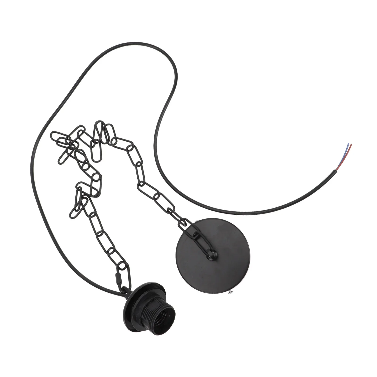 

Набор для ремонта потолочных светильников: цепь для крепления лампы с декоративной железной подвесной линией, ретро-комплект для самостоятельной установки