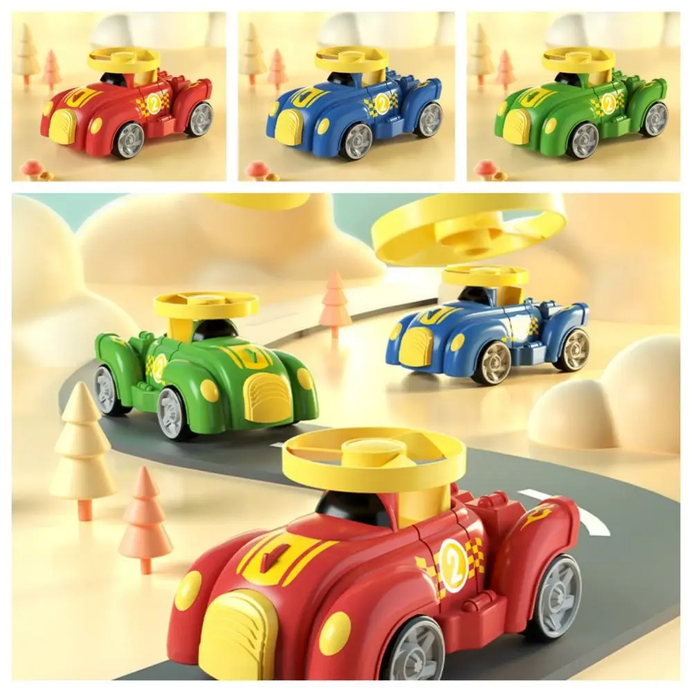 

Press Return Press and Go Car Model Mini Impact Ejection Flying Dish Toys Racing Car Inertia Children