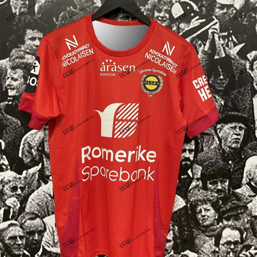 Lillestrém SK 2025-26 جديد وصول النرويج رئيس الوزراء لكرة القدم جيرسي ثلاثية الأبعاد تي شيرت مطبوع المنزل بعيدا الكبار طفل للجنسين