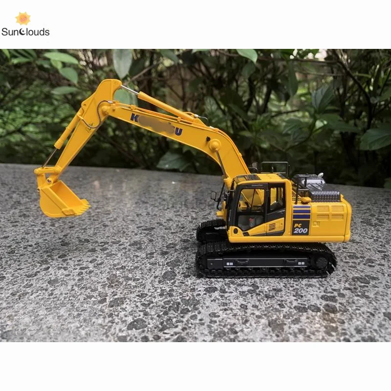 

Модель экскаватора Komatsu, открывающаяся дверь из сплава, масштаб 1:43, зеркальная Модель литья под давлением, игрушечный автомобиль, коллекционный подарок и дисплей