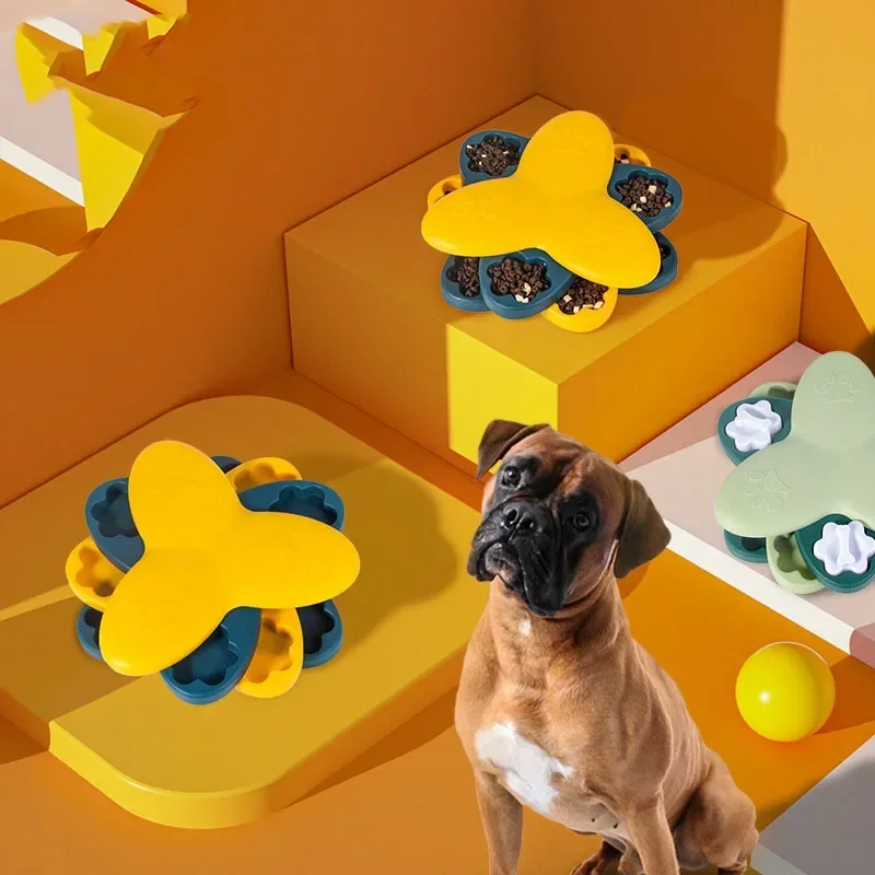 Dog Puzzle Toys Slow Feeder Interactive Increase Puppy IQ Food Dispenser Slowly Eating NonSlip Bowl Pet Cat Dogs Training Game