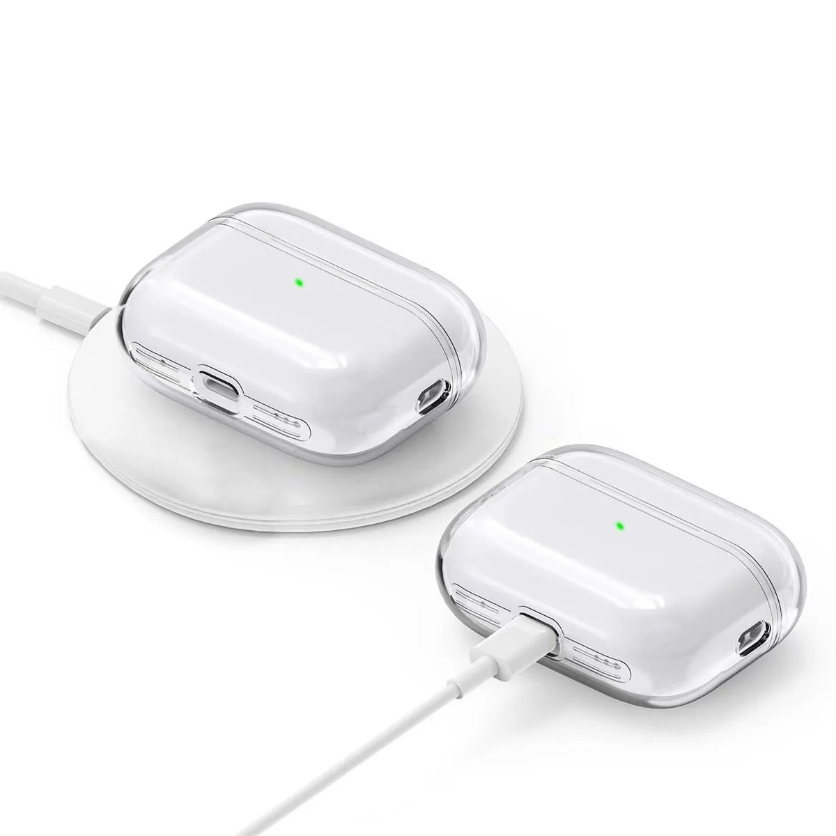 حافظة شفافة لأجهزة AirPods Pro2 2022 حافظة من السيليكون الناعم لأجهزة airpods pro 2 3 1 حافظة شفافة لسماعات الأذن Funda لأجهزة airpod pro