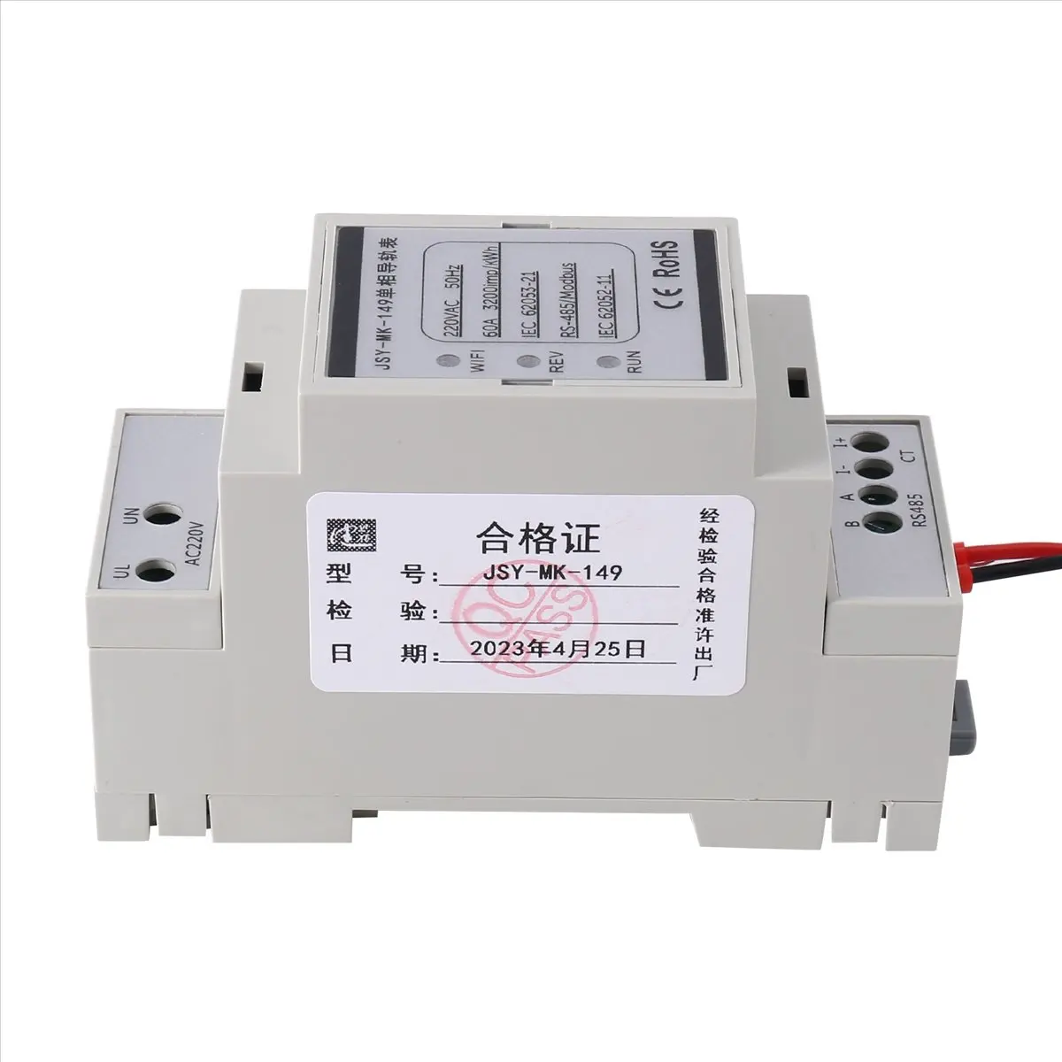 

M85K AC Electric Power Kwh Wattmeter Voltmeter Ammeter Digital Voltage Meter Din Rail Energy Meter 9.5mm Closed Transformer