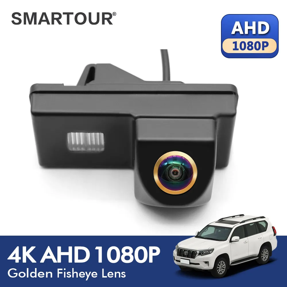 Caméra de recul CCD HD AHD Fisheye, moniteur de barrage de voiture, Toyota Land Cruiser 200 LC200 2008 2009 2010 2011 2012 2013 2014