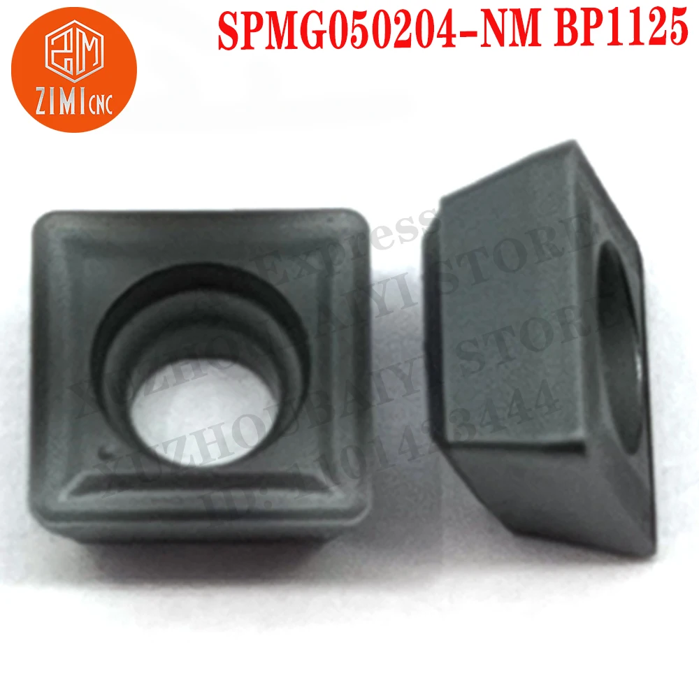 SPMG050204-NM BP1125 SPMG 050204 إدراجات كربيد تحول أدوات القاطع أدوات CNC شفرات أدوات القطع الميكانيكية مخرطة معدنية SPMG