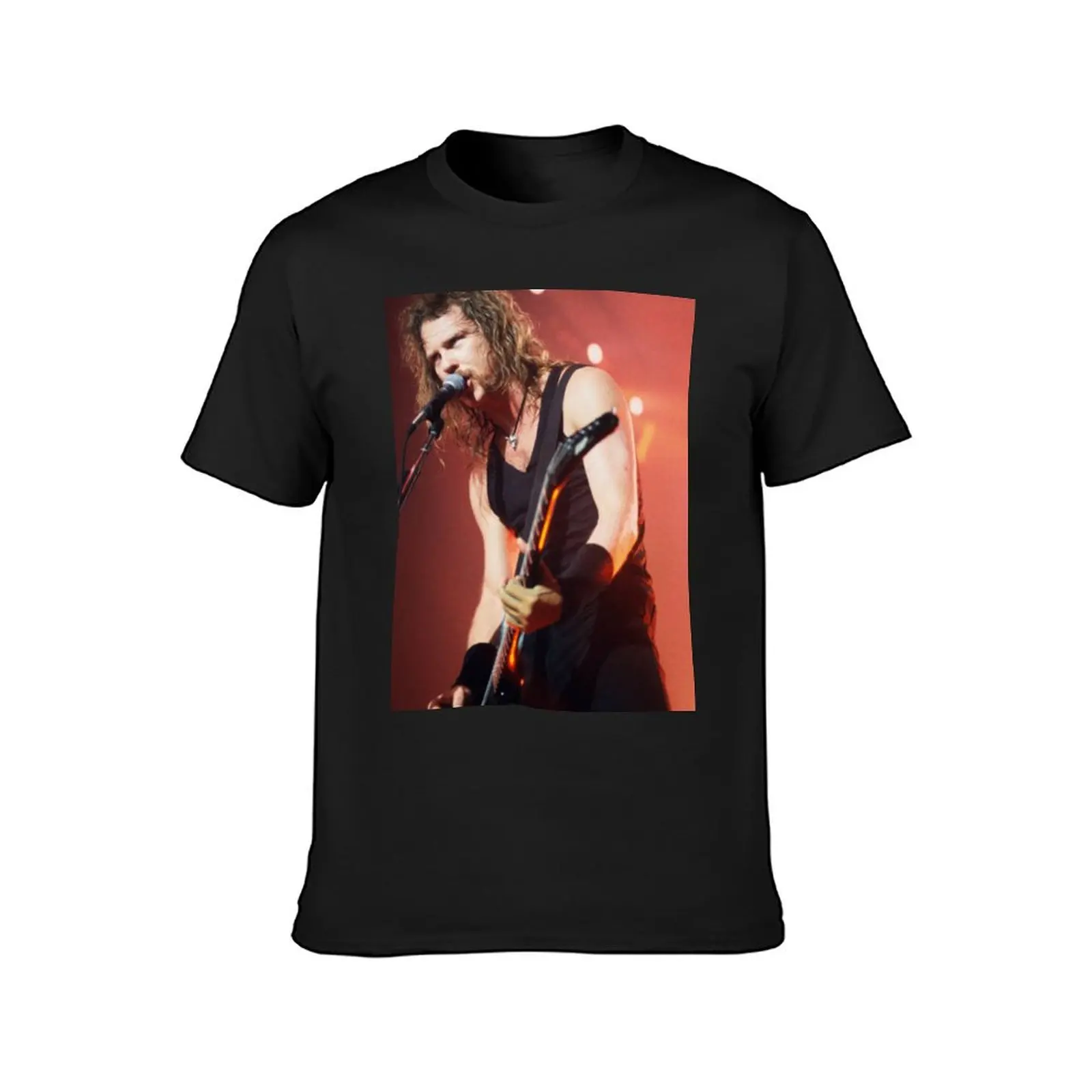 James Hetfield T-Shirt plain sports fans customizeds T-shirts for men cotton