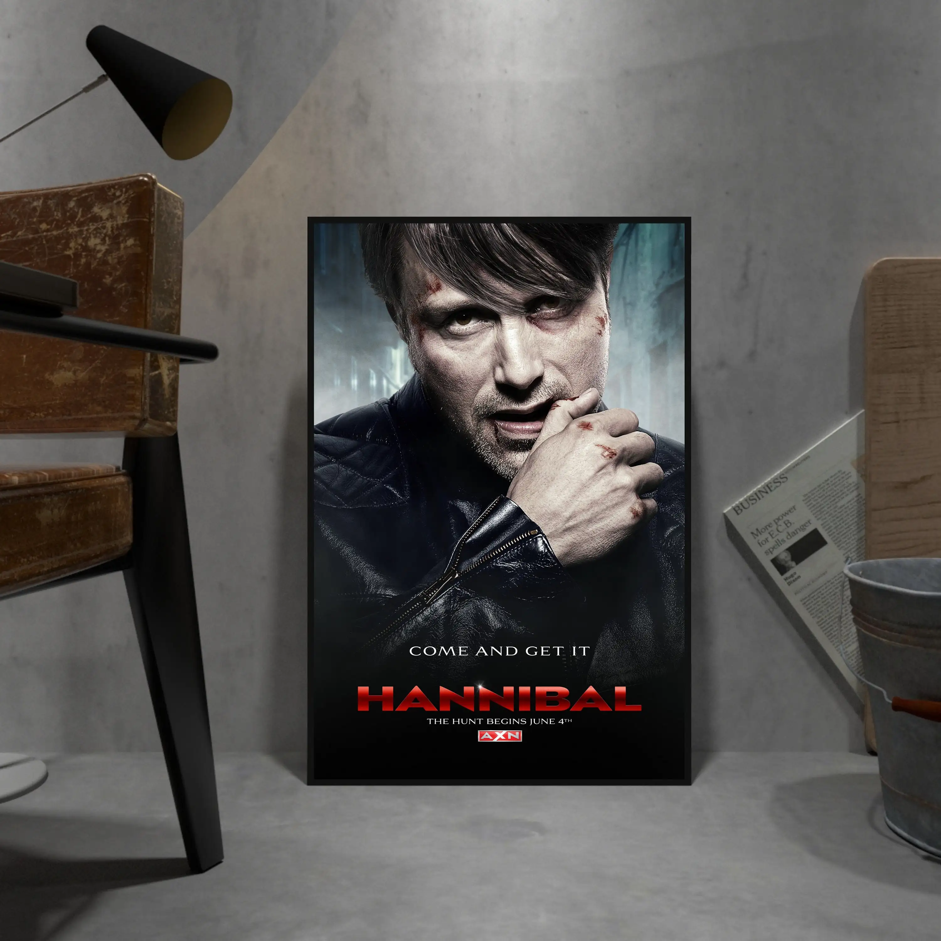 Classics Europe and America Movie Hannibal Characters Print Posters for Living Room Canvas Painting Art Home Wall Decor Pictures