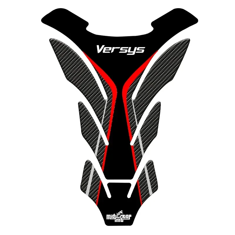 

For Kawasaki Versys 650 1000 X300 Versys-X Motorcycle Accessories 3D Fuel Tank Pad Protection Sticker Decal