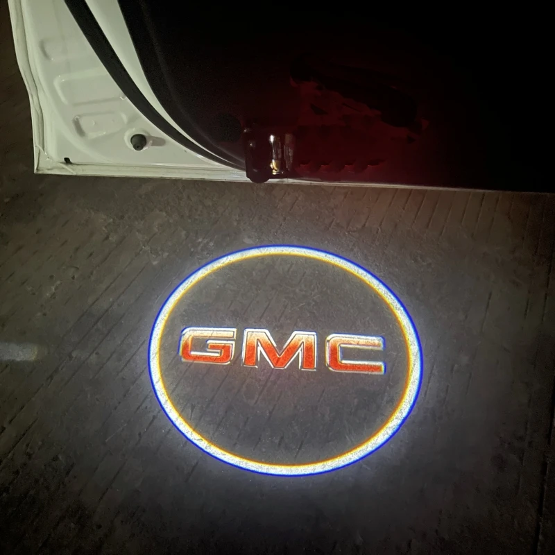 

Universal Car Door Led Welcome Laser Projector Logo Ghost Shadow Wireless Lights For GMC envoy canyon sierra yukon Car Goods