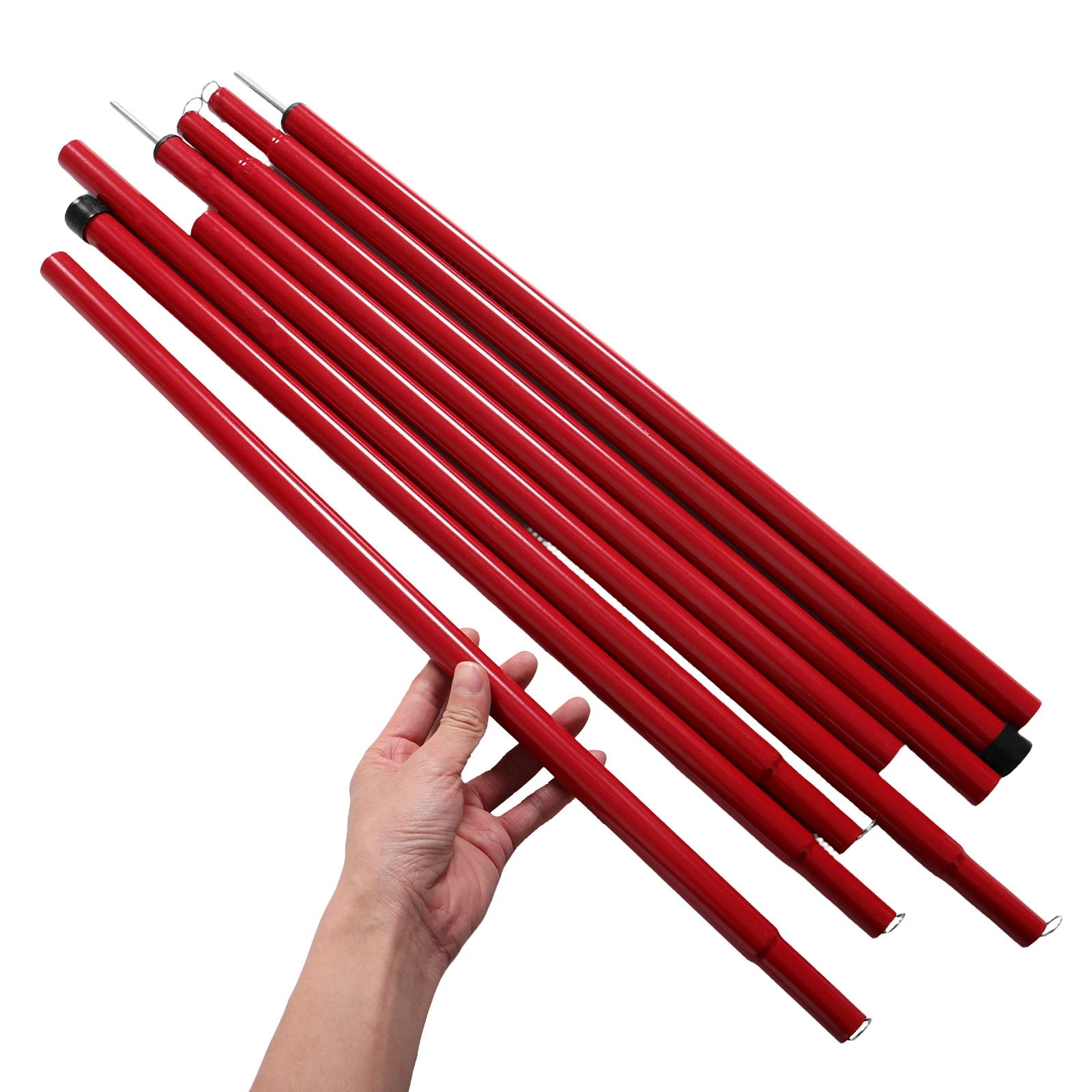 

1Set Adjustable Canopy Poles Thickened Tent Tarp Support for Outdoor Camping Hiking Events Telescopic Canopy Poles