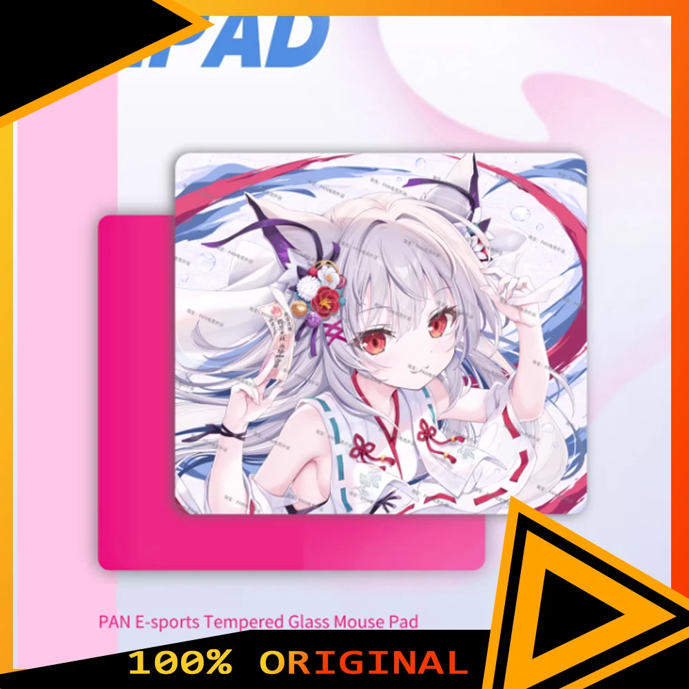 

Коврик для мыши PAN Esports из закаленного стекла, гладкий, для быстрой работы, устойчивый к загрязнениям, с полным покрытием, для APEX, Valorant, аксессуары для ПК