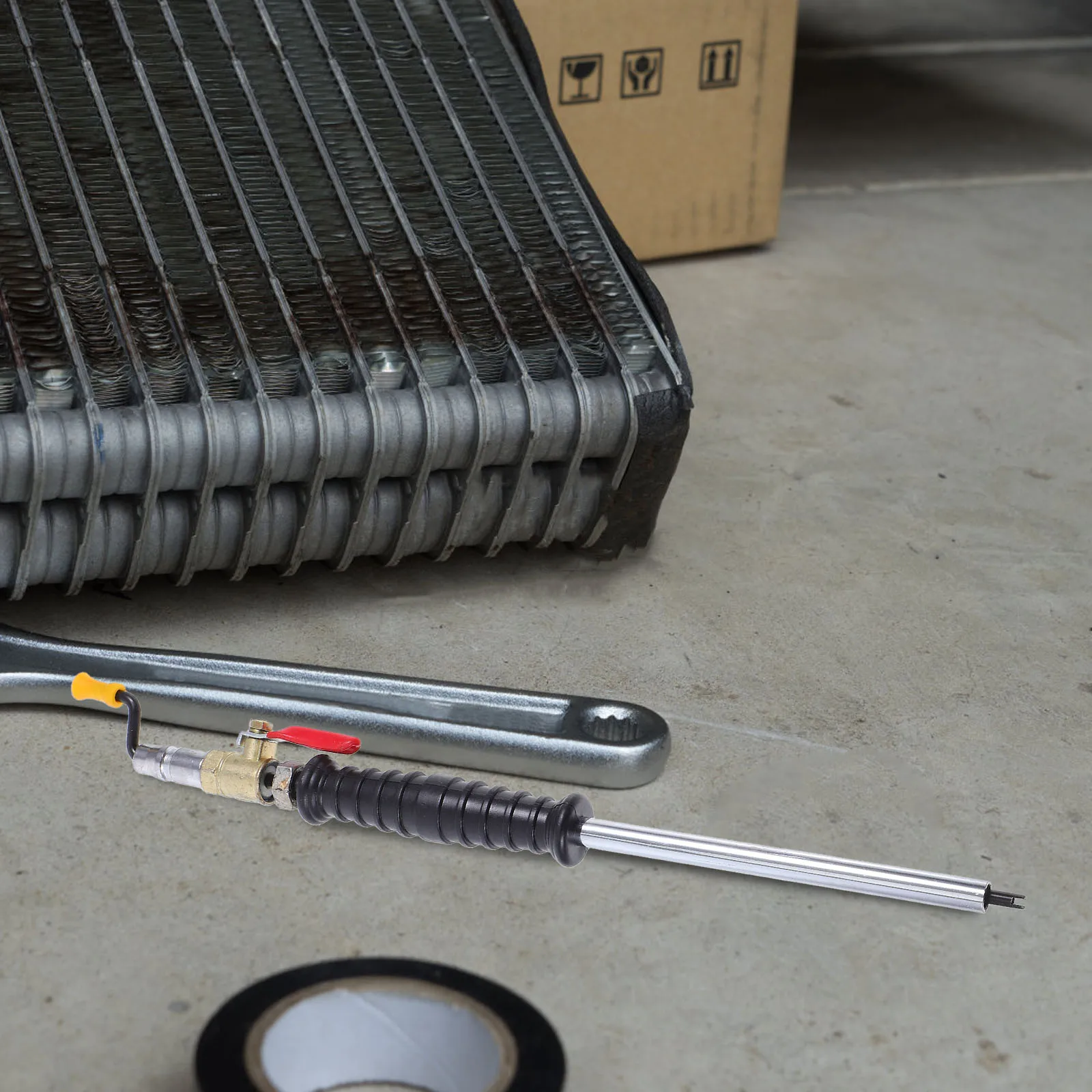 

Hand Crank Tire Inflator Rod Quick Heavy Duty Air Inflation Fit for All Vehicles Electric Car Adapter Portable