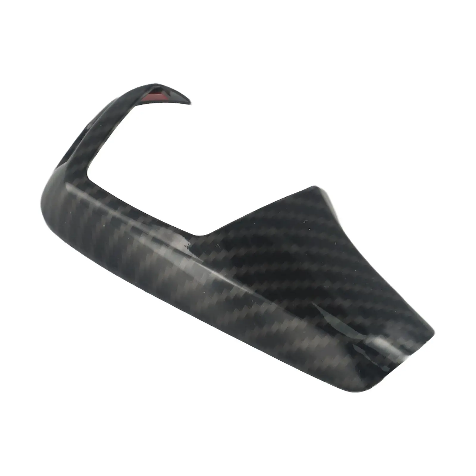 

Approx. 104x45mm 4.09x1.77inch Carbon Fiber Gear Shift Knob Cover Embedded Packaging Exquisite Workmanship High Intensity