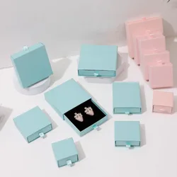 5pcs Jewelry Drawer Organizer Box Ring Earring Bracelet Necklace Pendant Portabl Storage Paper Case Jewellery Packaging Display