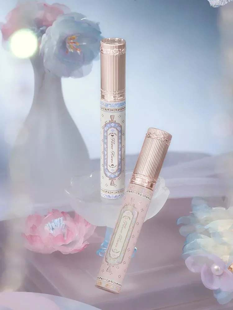 Flower Knows Mascara Waterproof Mascara Geen vervaging Langdurig Niet-vlekkerige wimpers Glad Natuurlijk penseel Schoonheid Cosmetica