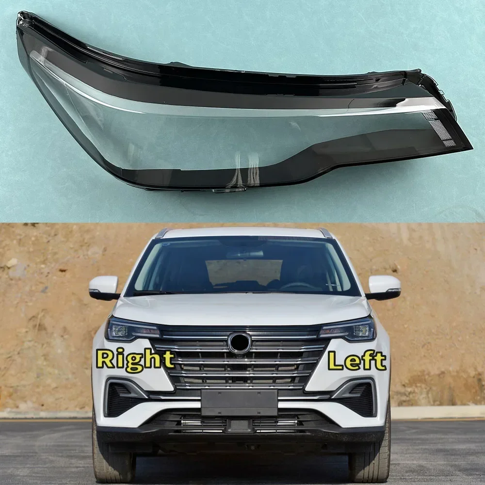 

For ChangAn CS55 Plus 2020 2021 Headlamp Cover Transparent Mask Lamp Shade Headlight Shell Lens Replace The Original Lampshade
