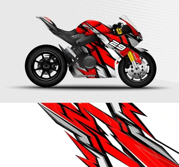 Motorcycle Custom Size Color Changing Film Locomotive Wrap Sticker Camo Stitching Full Body Racing Graphic Decals 200*60cm