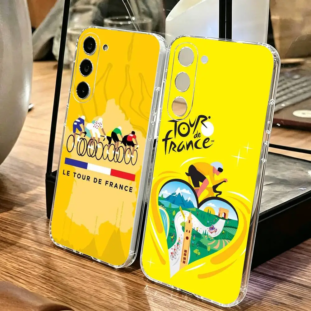 T-Tour de France Phone Case For SamsungA10,12,20,21S,30,31,40,50,51,52,70,71 Transparent Cover