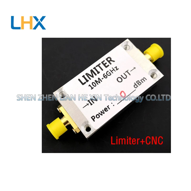 PIN diode SMA RF limiter with CNC housing, 10M - 6GHz, +10dBm, +20dBm, 0dBm, small size in stock