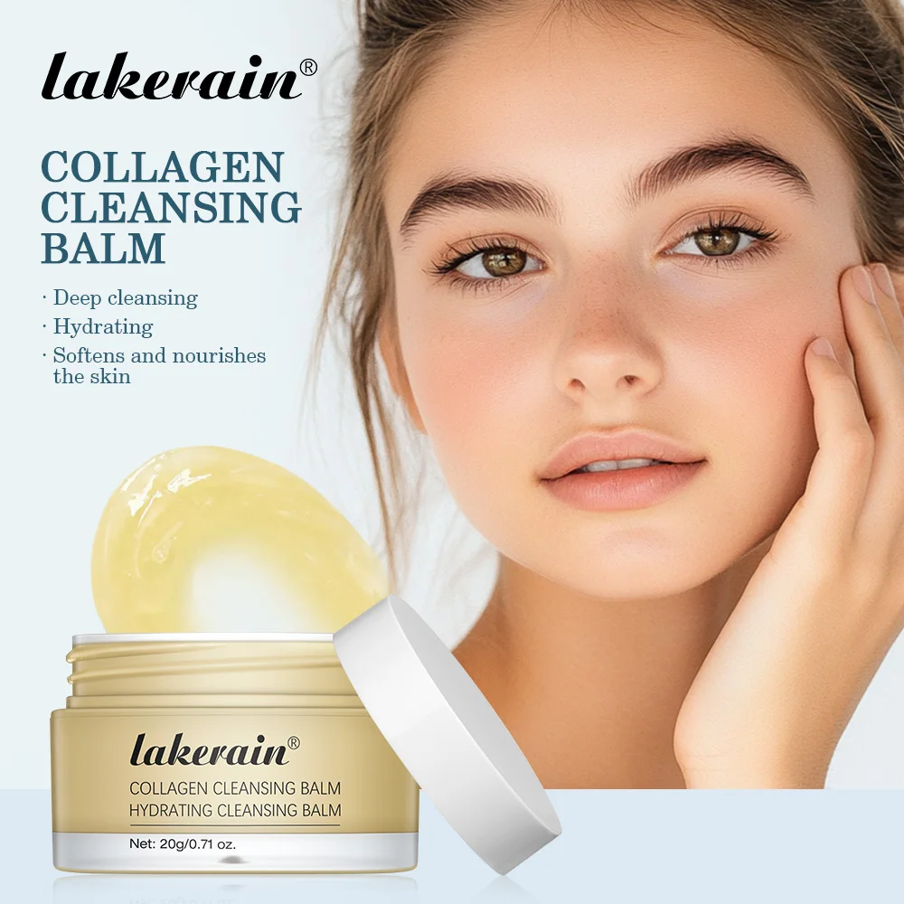 Bálsamo Limpiador Lakerain, Limpieza Profunda, Hidratante, Suavizante y Nutritivo para la Piel, Elimina Suavemente el Maquillaje Facial