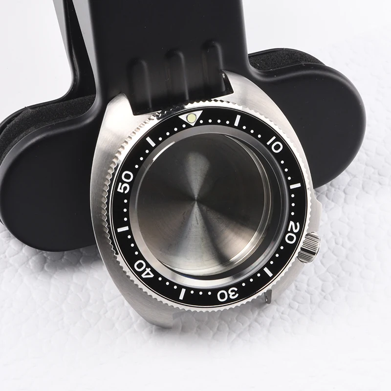 

4.2 O'clock Watch Case Stainlesssteel 6105 super luminous Sapphire glass for NH35A/36A Automatic movement Diving watch Seiko mod