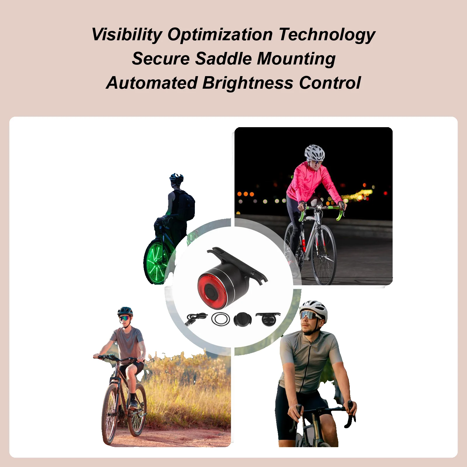 Feu arrière de vélo intelligen - Mountain Biking Camp avis et prix