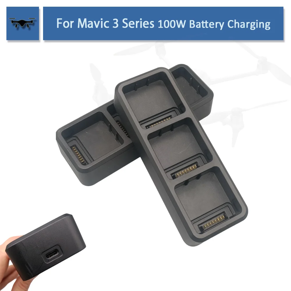 100W Battery Charging Hub for Mavic 3/3Classic/3Pro/3T Tested Used Battery Fast Charging Manager Replacement Repair Spare Part