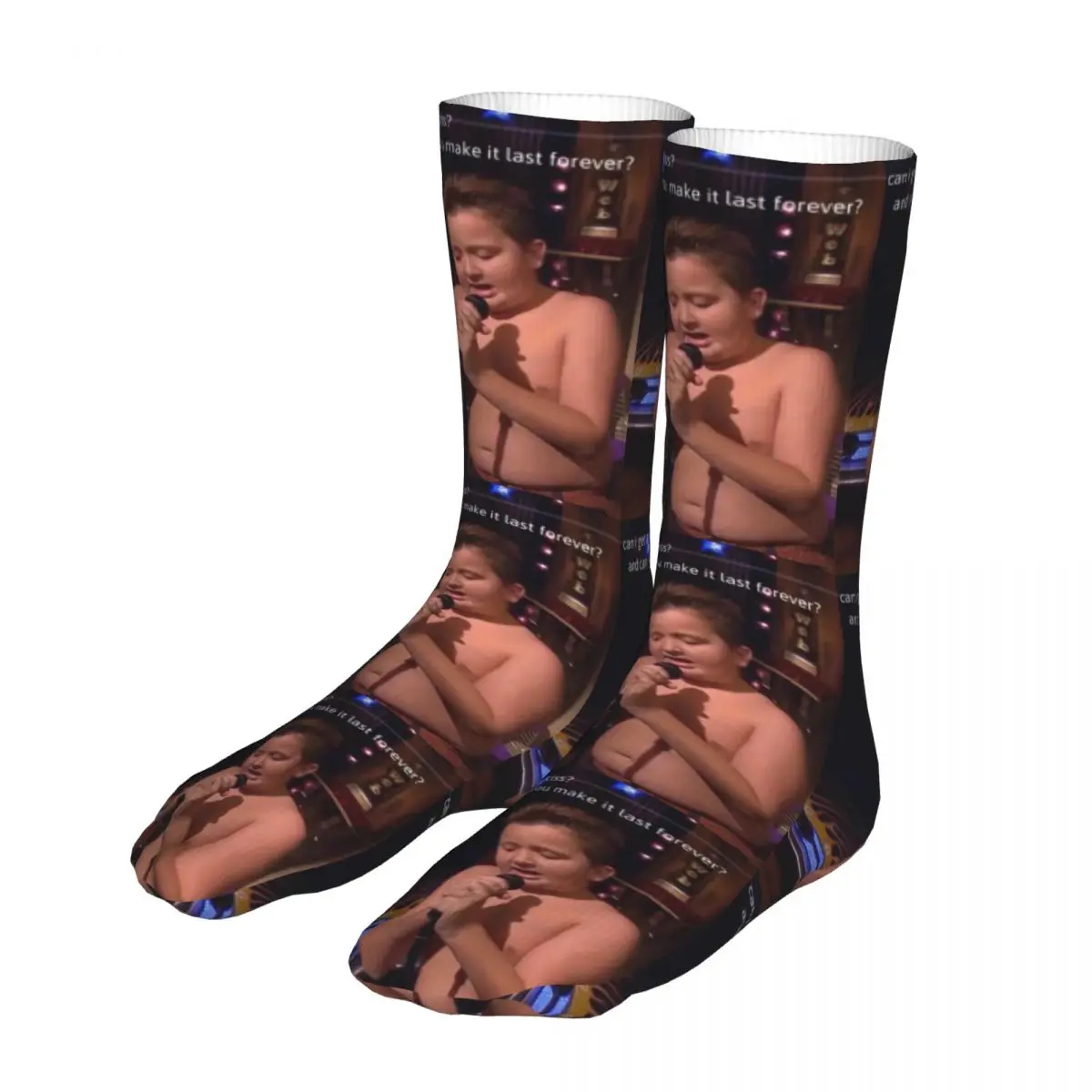 Men Bike Gibby Singing ICarly Meme Socks Cotton Happy Woman Socks