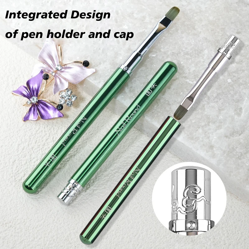 Nuova colla per unghie Penna per fototerapia Penna per gel UV Pennello per nail art acrilico Pennello per unghie Pittura Disegno Pennelli per manicure Strumento
