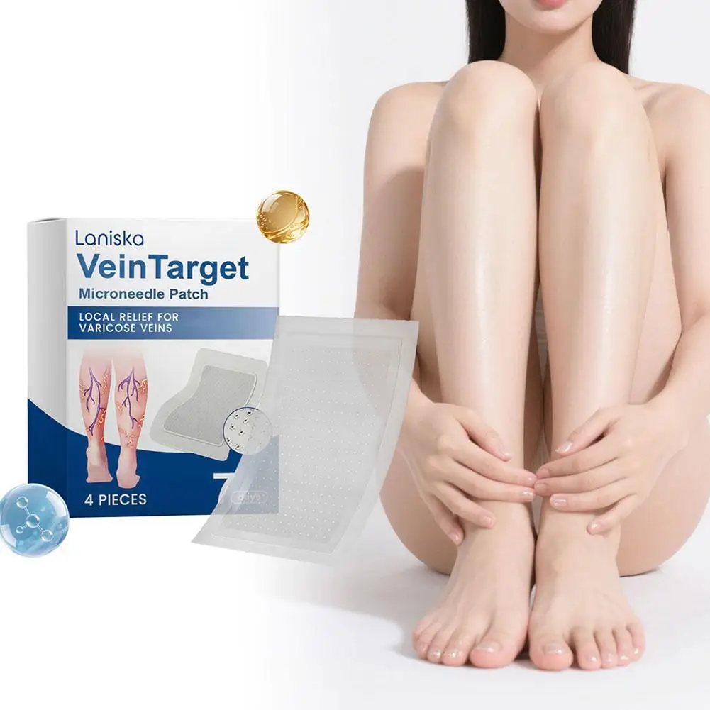 

Portable Microneedle Leg Care Patches Comfortable Breathable Skin Patch For Daily Body Care And Smoothing 4PCS/Set Foot Care