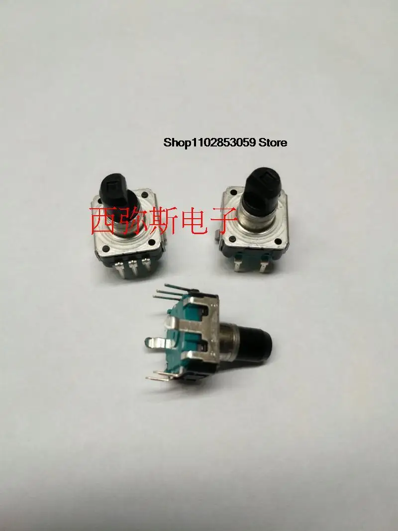 5PCS  EC12 encoder 24 point 24 pulse with switch half shaft 12MM