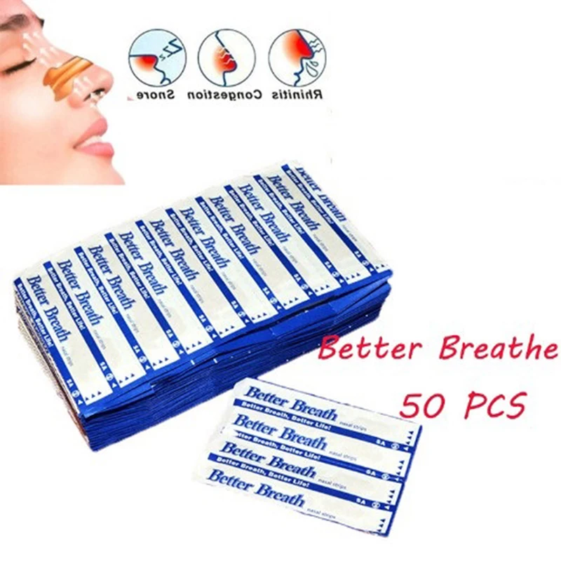 5Pcs Transparent Nasal Strips Anti-Snoring Sticker Better Nose Breath Reduce Snoring Tool Health Care Patch Sleep Aid