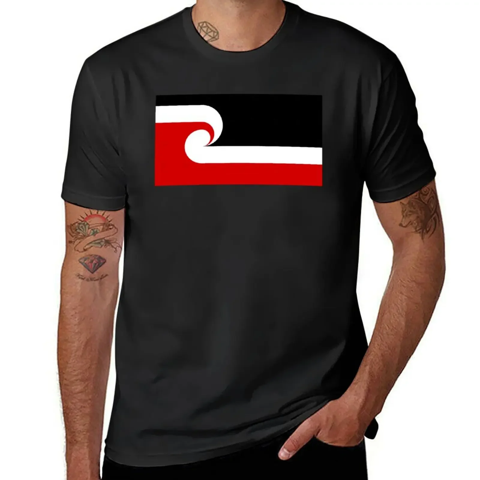 Tino rangatiratanga Flag T-Shirt man t shirt Blouse vintage t shirt men