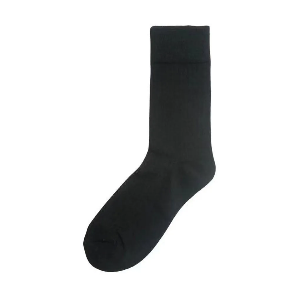 Stockings Mens Socks 1 Pair Black/White Breathable Casual Comfortable Cotton Fashion One Size Plain High Quality