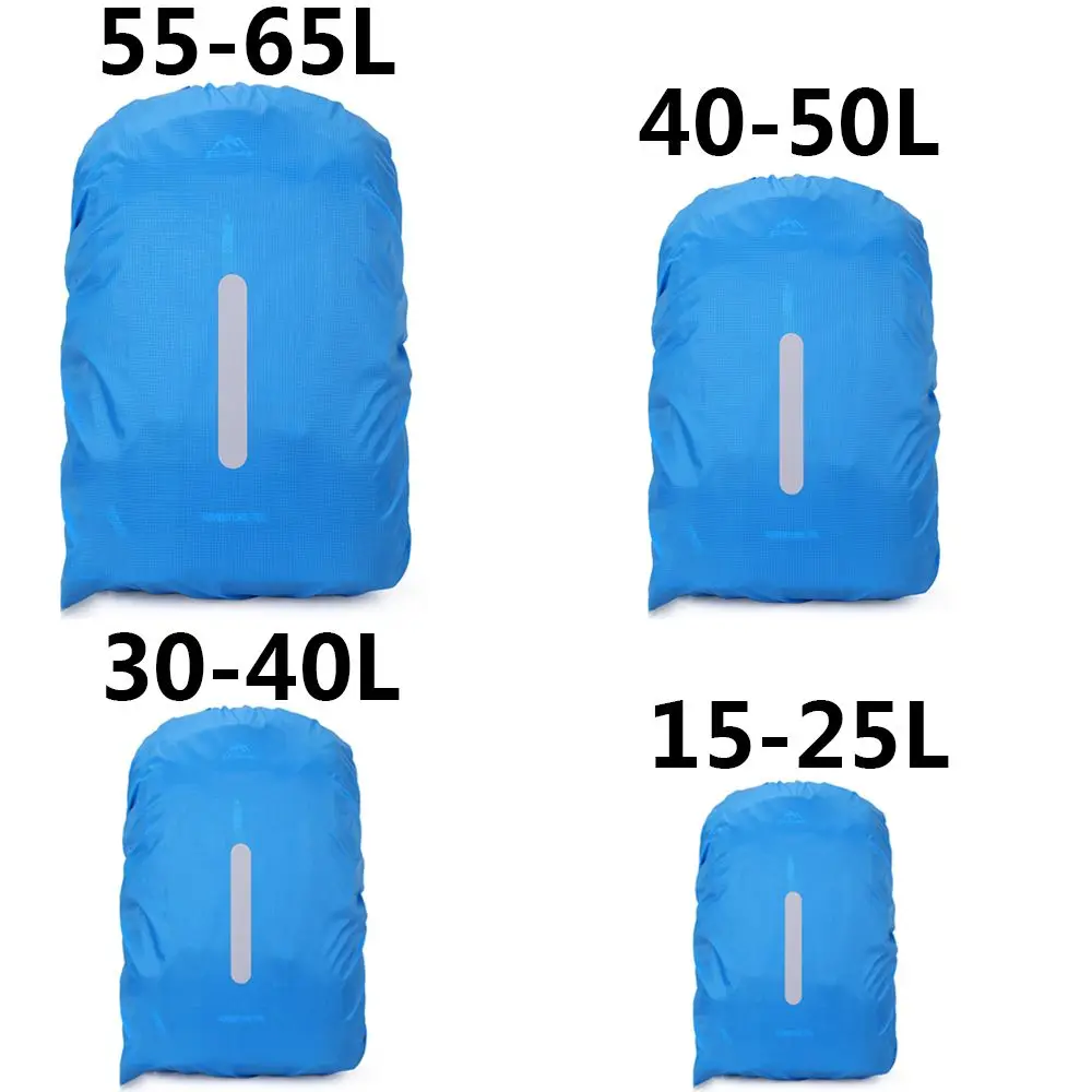 20-60LReflective Travel Rucksack Backpack Rain Cover Bag Raincoat Dustproof Waterproof Fabrics Outdoor Cycling Camping Hiking