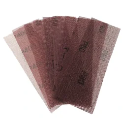 198*70MM Mesh Sanding Disc Sandpaper 80-600 Grit Hook and Loop 2/6/10 Pcs Anti-Blocking For Car Paint Metal Finishing Polishing