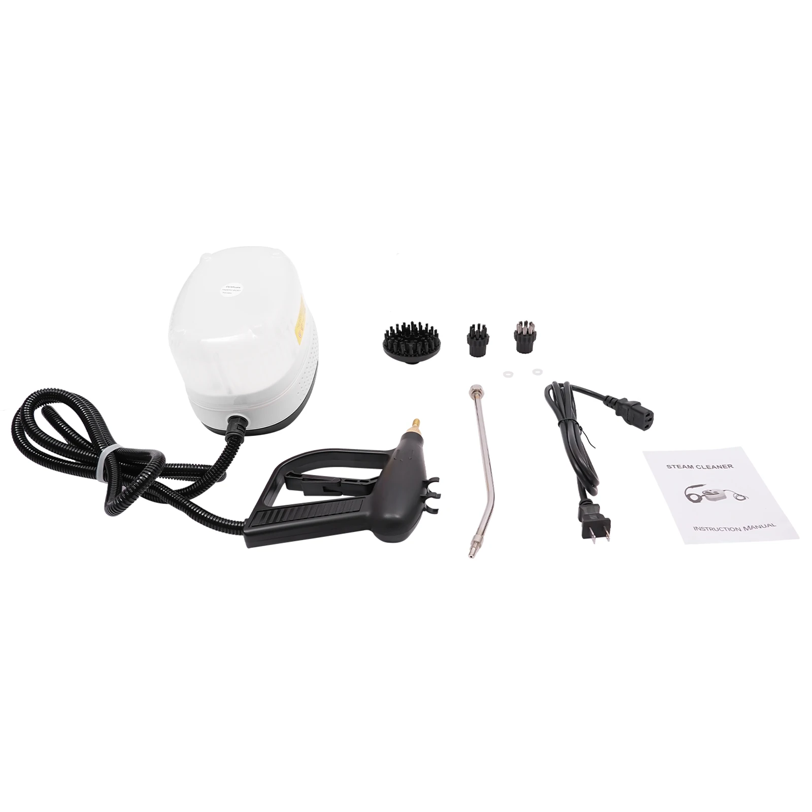 Limpador a vapor de alta temperatura, 2500w, 110v, 1,2l, máquina de limpeza a vapor para casa, ar condicionado, cozinha, capô, carro