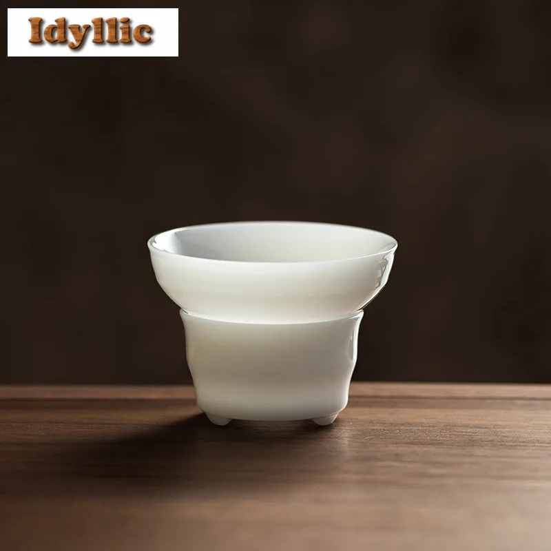 Ice Jade Tea Separator Infusor Traditional Tea Ball Tea Strainer Dispenser Tea Brewing Tea Filter Tableware Supplies Decoration