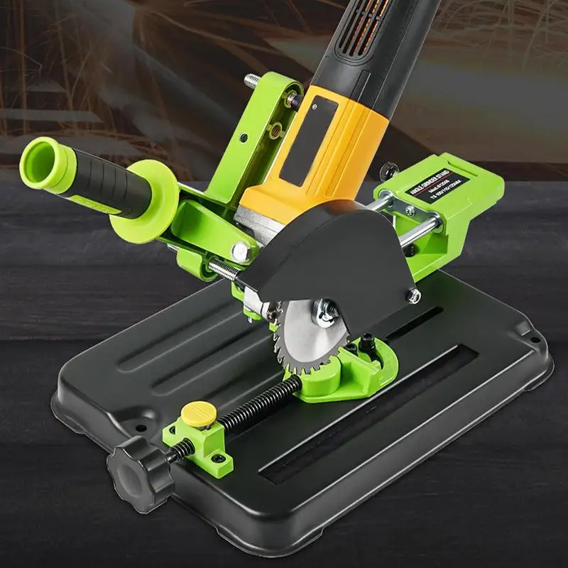 Angle Grinder Adjustment Table Rustproof Saw Cutting Machine Pull Rod Heat-resistant Thicken Base Adjustable Cutting Angle