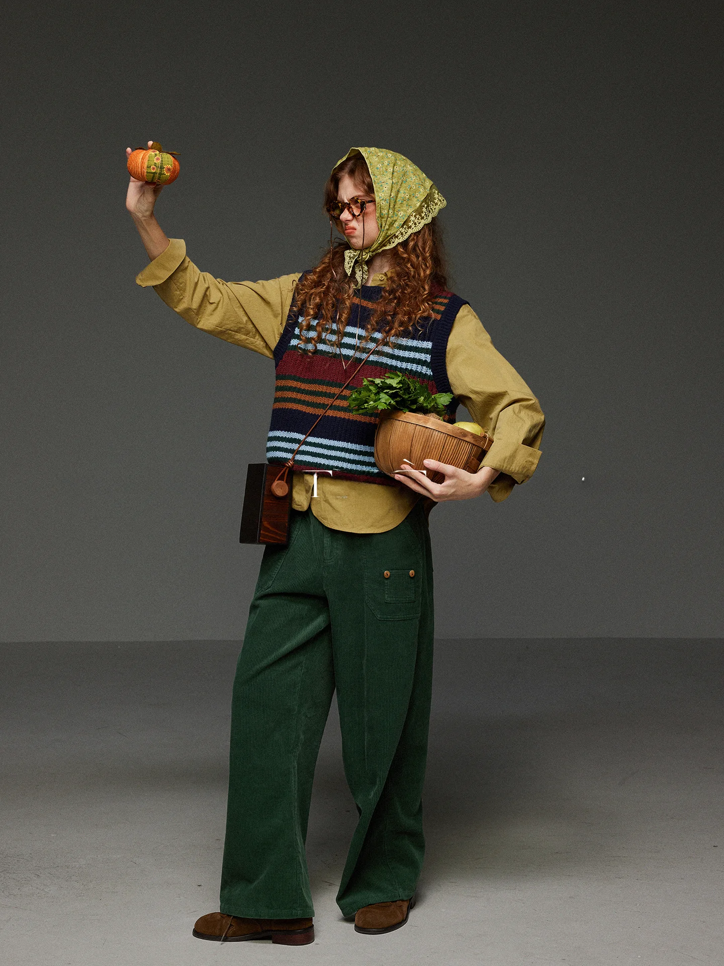 

Женский вязаный жилет TNIT в стиле ретро с полосками и цветовыми блоками, с круглым вырезом, приталенный, с ажурными вставками на плечах, верхняя одежда для многослойных образов