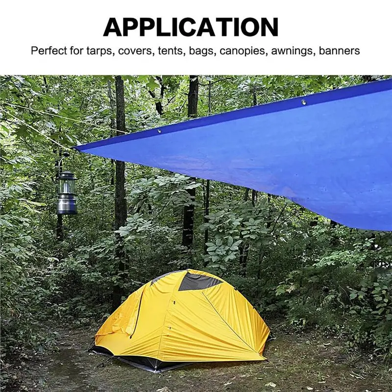 مجموعة حبل التخييم ABMI - حبال بنجي ممتازة 30 قطعة برطمان متنوع مع 4 مشابك و6 بنجي وأشرطة نهاية كروية، #3