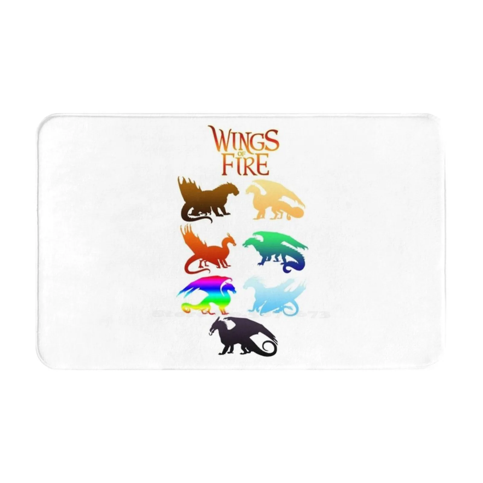 Of Fire Tribes Door Mat Foot Pad Home Rug Wings Of Fire Wof Tribes Kingdoms Species Tui Sutherland Scholastic Books Series