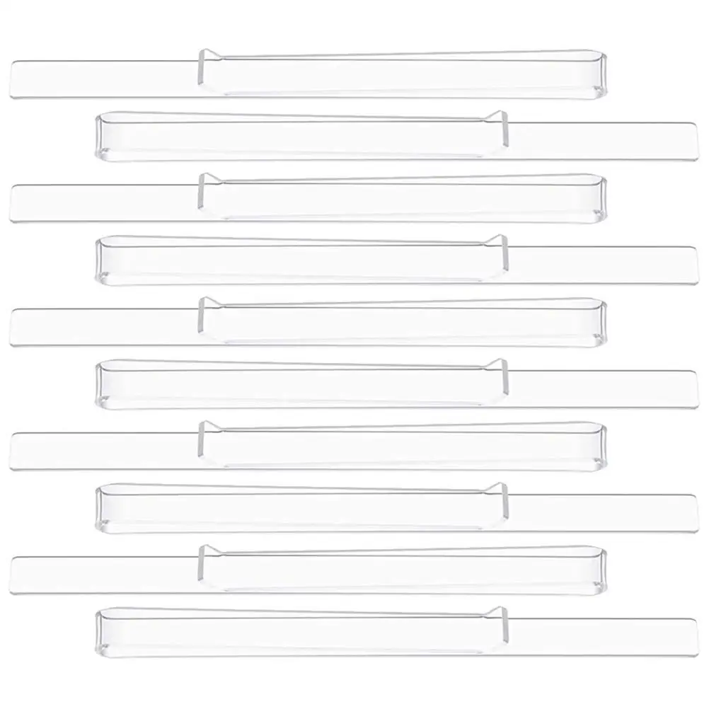 

5 Pairs Music Sheet Clips Clear Acrylic Page Holder for Musicians Piano Stand Book Note Clip Small Size Portable