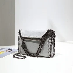 Retro kadınlar için Crossbody çanta zincirler askı omuzdan askili çanta yüksek kalite tasarımcı çantaları ünlü marka Lady Flap askılı çanta kesesi