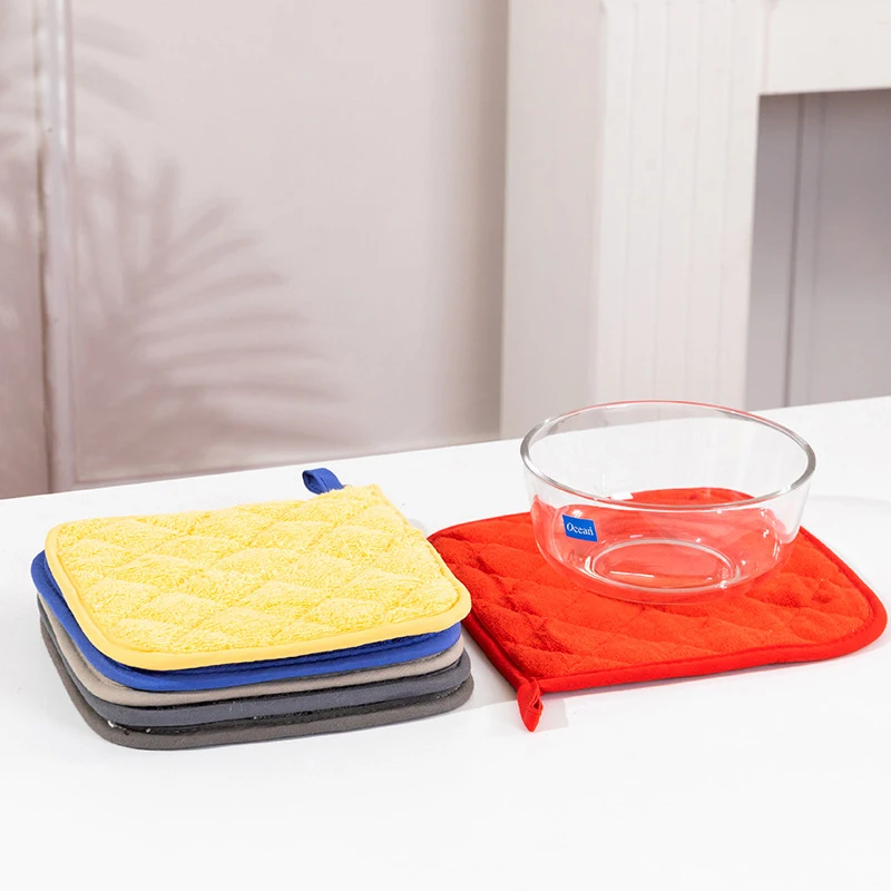 Heat Resistant Towel Pot Holders Cotton Non-slip Mat Holder Holder Hot Pads Table Placemat Accessories Kitchen Baking