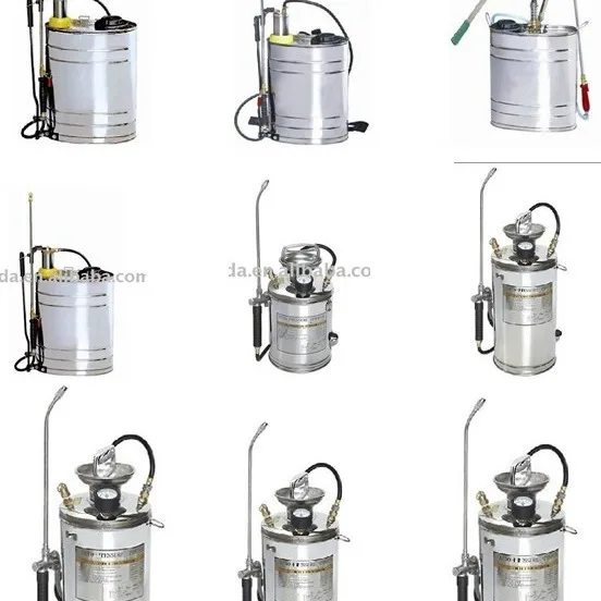 High quality 304 stainless steel 6L small capacity air pressure shoulder sprayer