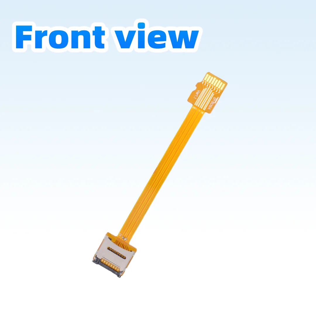 ADT-Link MicroSD TF Extension Cable Supports SDHC SDXC FPC Soft Bank Card Reading Navigation for GPS Navigator 3G/4G/5G Device