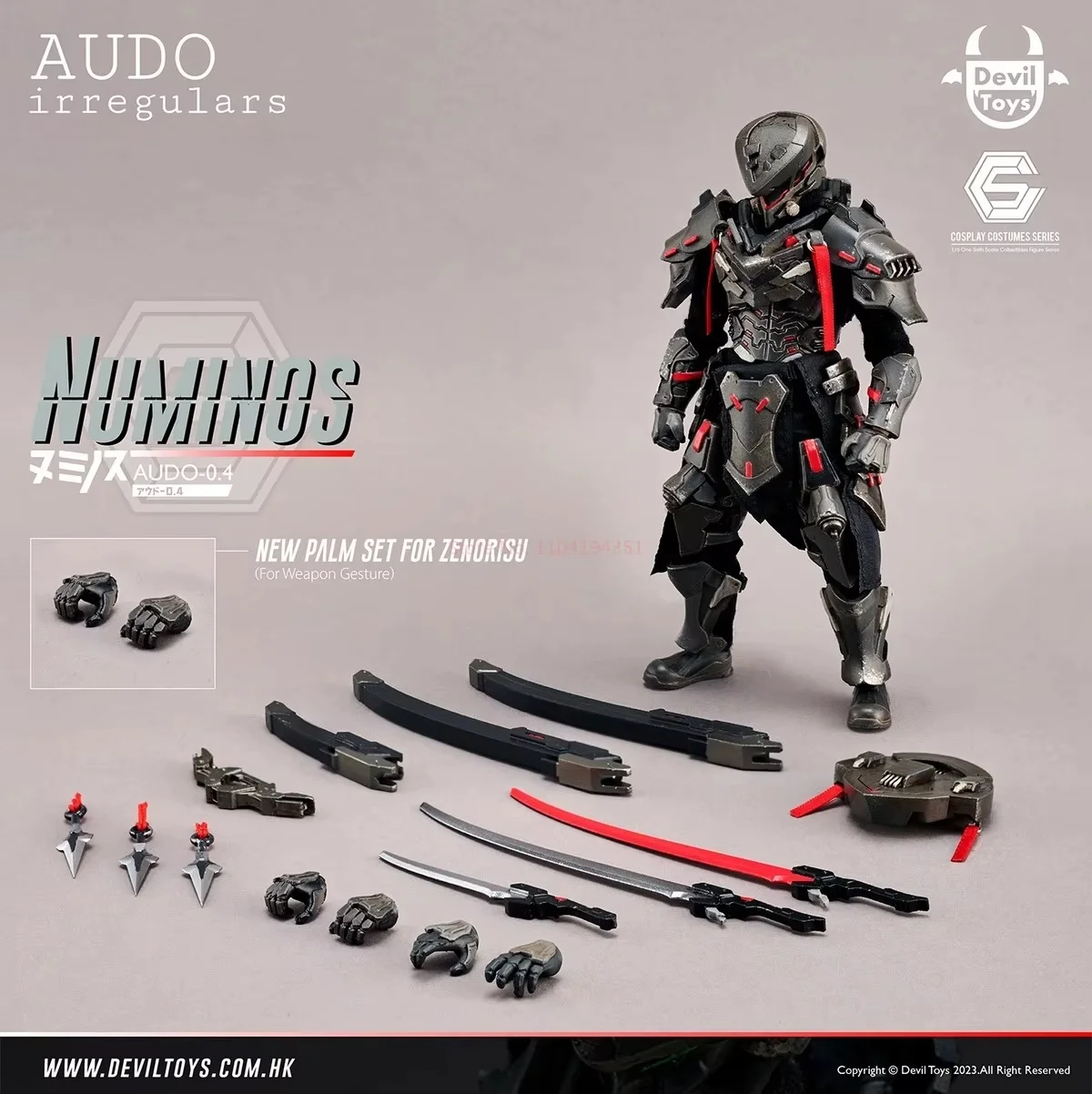 In Stock Devil Toys 1/12 Numinos Sci Fi Swordsman AU002 6in Full Set Action Figure Model Toys Holiday Gifts For Fans